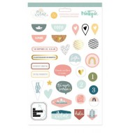 Mintopia - A volar -Pegatinas de chipboard con foil