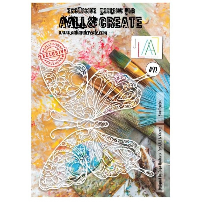 AALL&CREATE -STENCIL - A4 Nro92