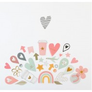 Mintopia - A volar - Die cuts de vellum con foil 36 piezas