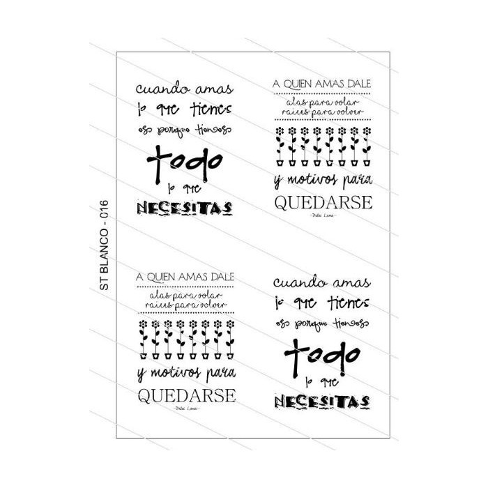 Lámina en Vinilo Transparente Color Blanco ST016