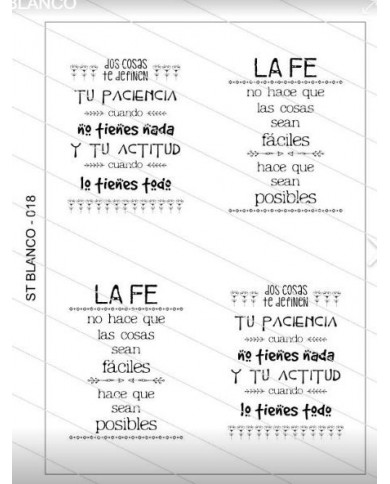 Lámina en Vinilo Transparente Color Blanco ST018