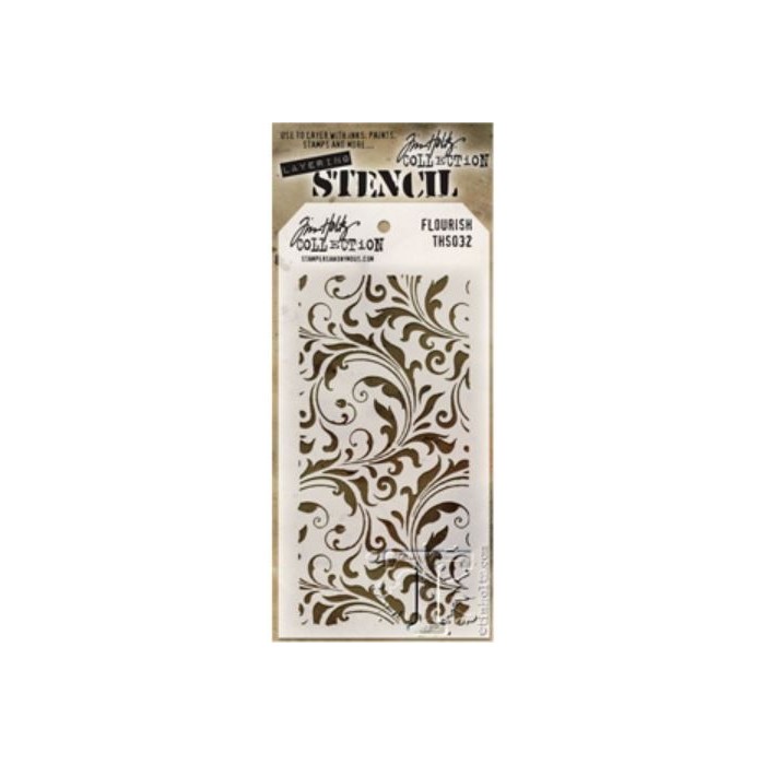 TIM HOLTZ STENCIL HIVE LAYERED