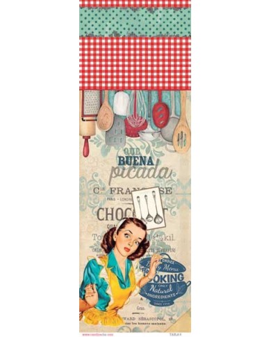 Lamina rectangular autoadhesiva Tabla_08 by Caroline