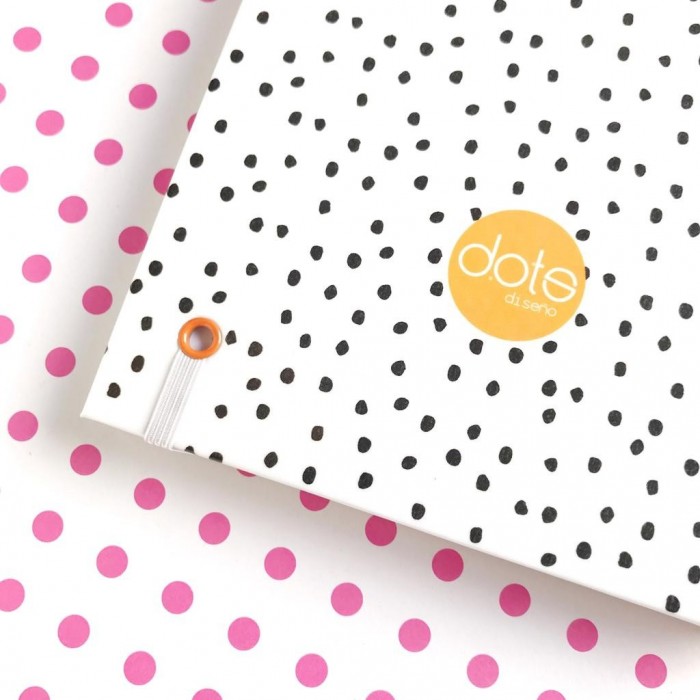 LIBRETAS DOTS - A5 - 120grs -Arcoiris