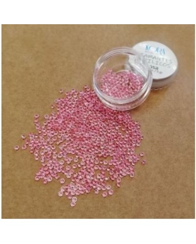 Diamantes acrílicos - Rosa