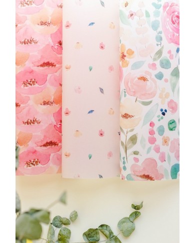 Colección Aida - Pack de Vellum Flora (3 unidades)