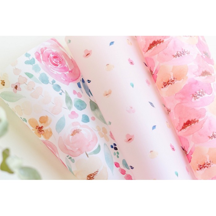 Colección Aida - Pack de Vellum Flora (3 unidades)