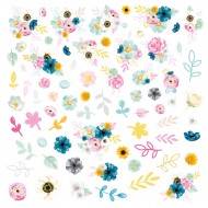 Mintopia- Imagine - Die cuts flores