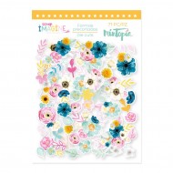 Mintopia- Imagine - Die cuts flores