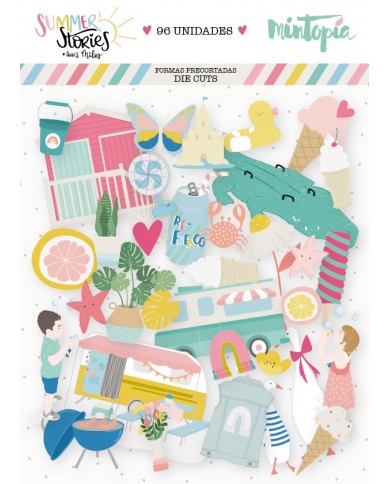 Mintopia - Summer Stories - Die cuts ilustraciones