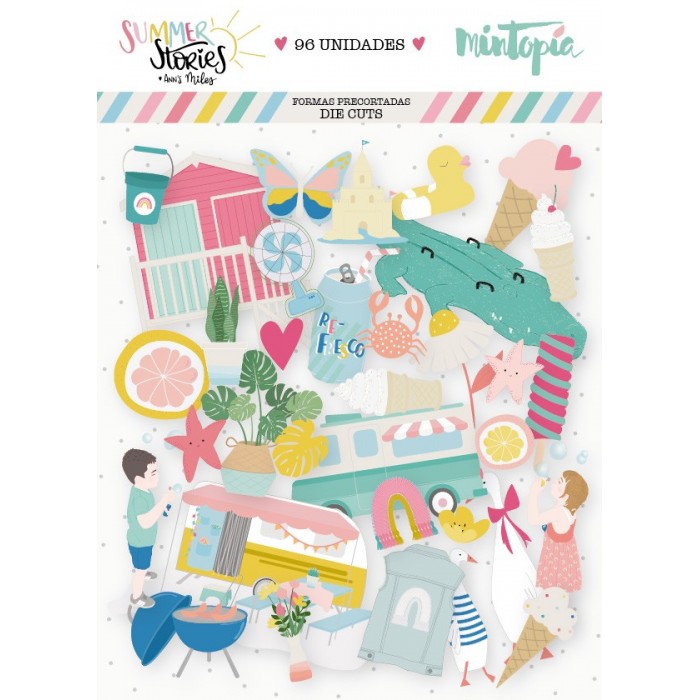 Mintopia - Summer Stories - Die cuts ilustraciones