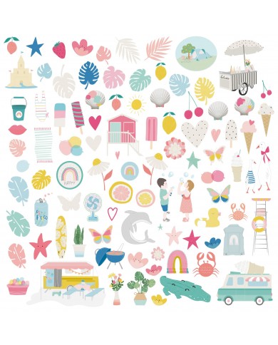 Mintopia - Summer Stories - Die cuts ilustraciones