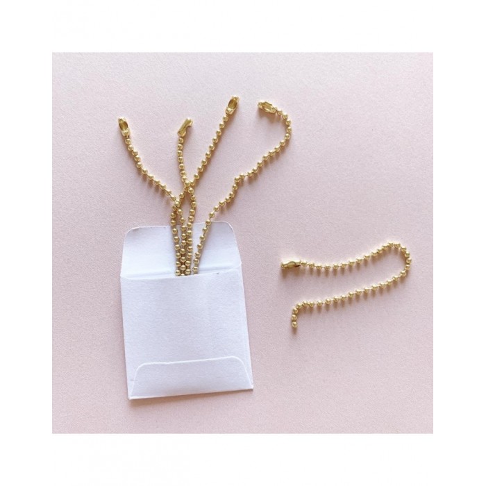 Cadena de bolitas oro