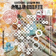 AALL&CREATE -STENCIL - 15x15 Nro45