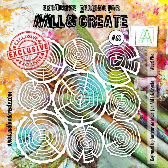 AALL&CREATE -STENCIL - 15x15 Nro63