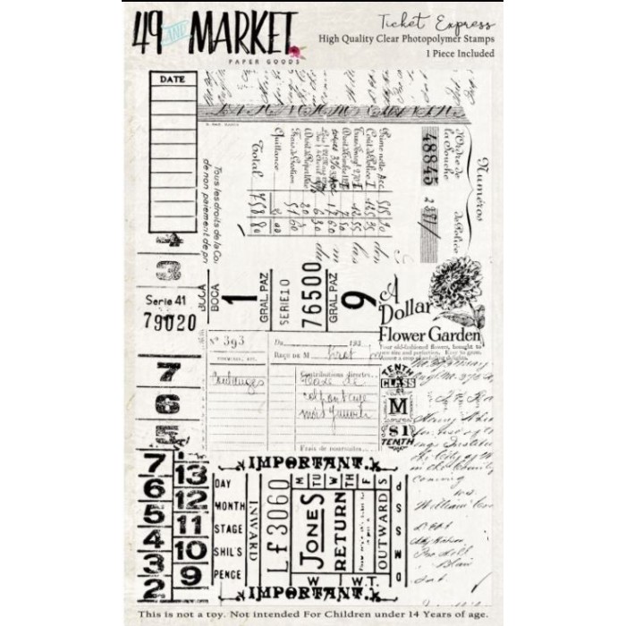 49andMarket - Sellos -Ticket Express Stamp Set VAC-32310