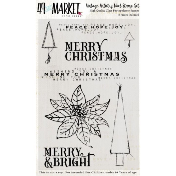 49andMarket - Sellos -Vintage Artistry Noel Stamp Set VAN-32877