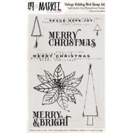 49andMarket - Sellos -Vintage Artistry Noel Stamp Set VAN-32877
