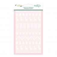 Mintopia - Muerdago - Carpeta de embossing bordes navideños VVMT008068