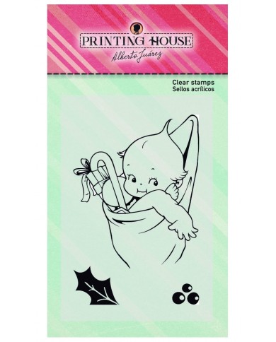 Sello acrílico Mistletoe - 9x6 cm