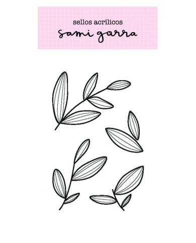 SAMI GARRA - Sello Hojitas- Colección Lazos