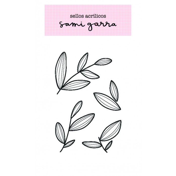 SAMI GARRA - Sello Hojitas- Colección Lazos
