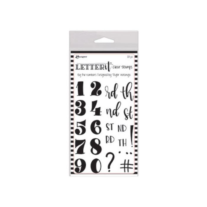 LETTER IT STAMP SET: BY THE NUMBERS LEC68099
