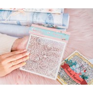 Johanna Rivero - Chipboard Madera Cuadrado De FLORES SCB35