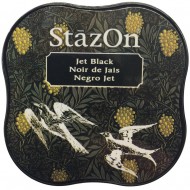 TINTA - JET BLACK -STAZ-ON MIDI INK PAD