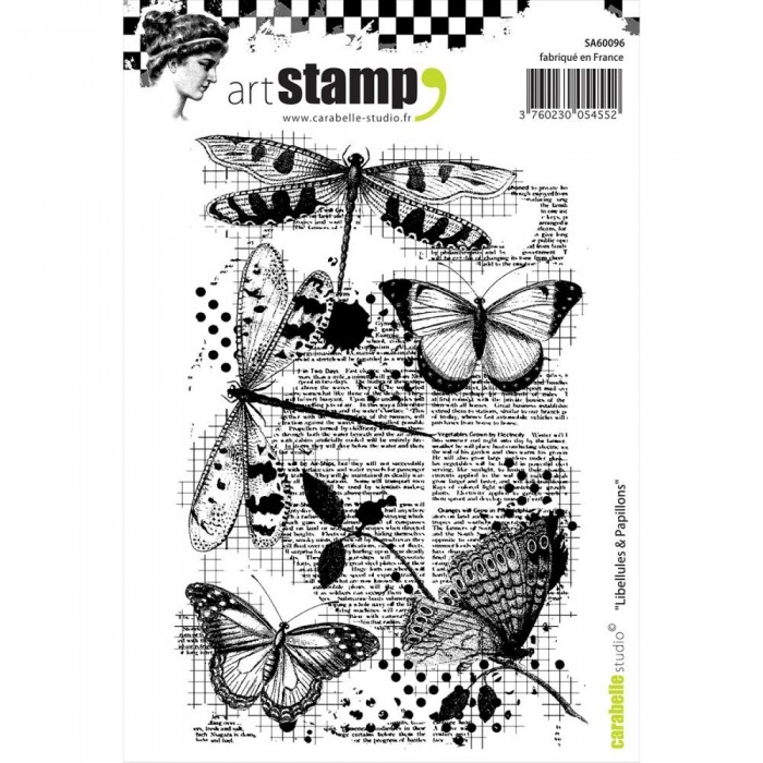 DRAGONFLIE-CLING STAMP SA60096