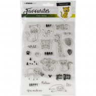 Studio Light Favourites A5 Stamps - TROPICAL JUNGLE