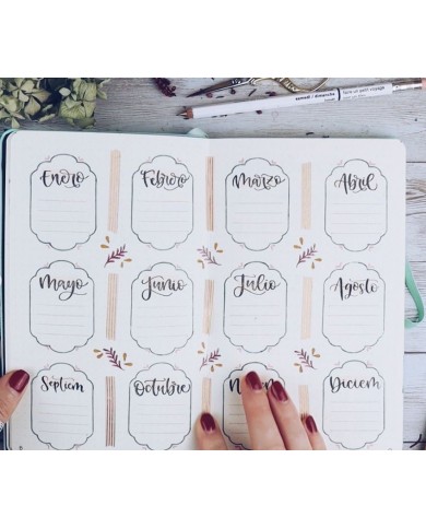 Sellos Planificación - The Flower Journal 03