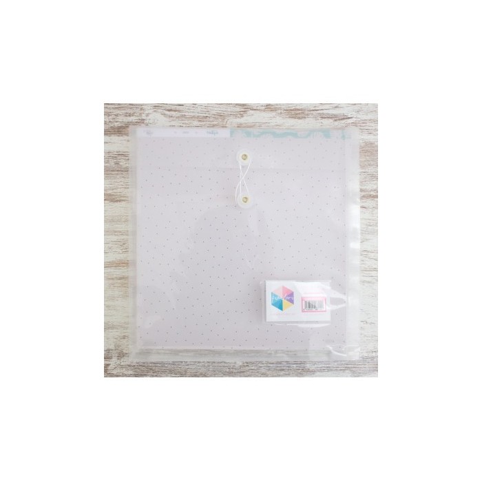 Preventa Sobre de plástico Transparente Expandible con fuelle para papeles 30.5x30.5