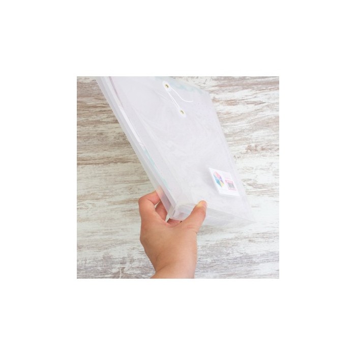 Preventa Sobre de plástico Transparente Expandible con fuelle para papeles 30.5x30.5