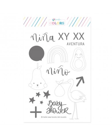 Sello Kimidori Colors Niño o niña VVKM003037