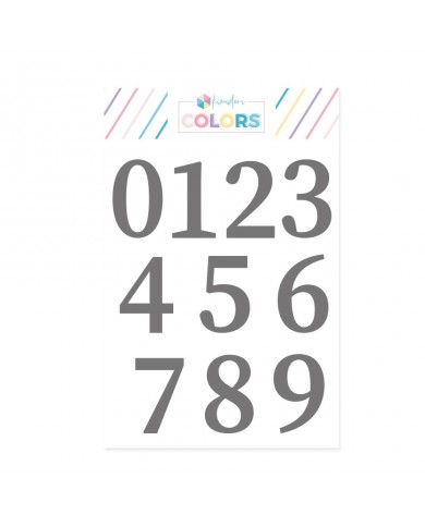 Sello Kimidori Colors Números Latiendo Juntos