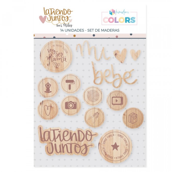 Set de maderitas Latiendo Juntos VVKM003011