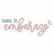 Título de metacrilato Diario de embarazo