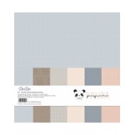 Bloc de Papeles - Sólidos- Colección Pequeño Panda