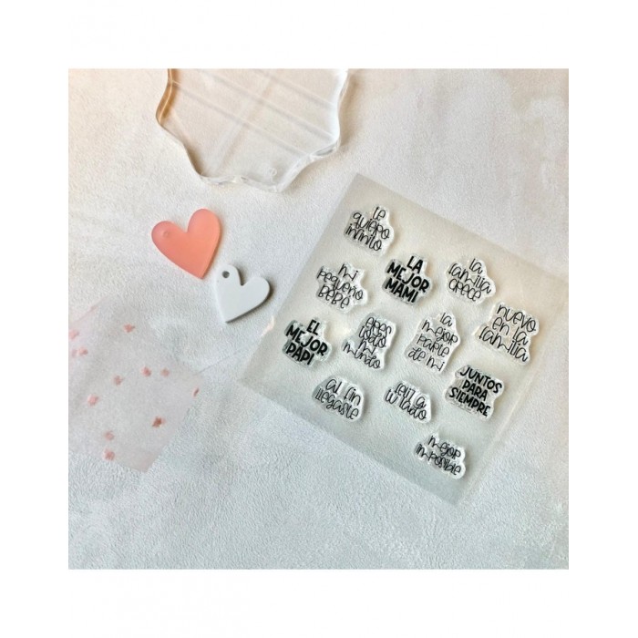 Sello Bebé Mensaje - Colección Pequeño Panda - Alua cid