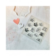Sello Bebé Mensaje - Colección Pequeño Panda - Alua cid