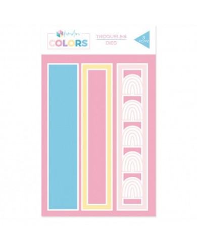 Troquel Kimidori Colors Lomo Shaker - Arcoiris