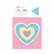 Troqueles Kimidori Colors Mini Corazones