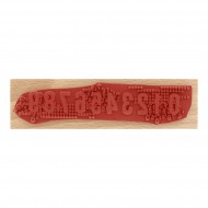 Sello de madera buffer 1 2 3 4 5 6 Florilèges