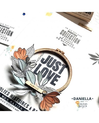 Sello de madera Florilèges - FD320005