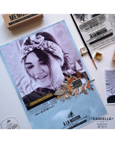 Sello de madera Florilèges -