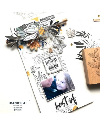 Sello de madera Florilèges -