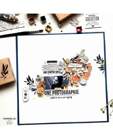 Sello de madera Florilèges - FH320027