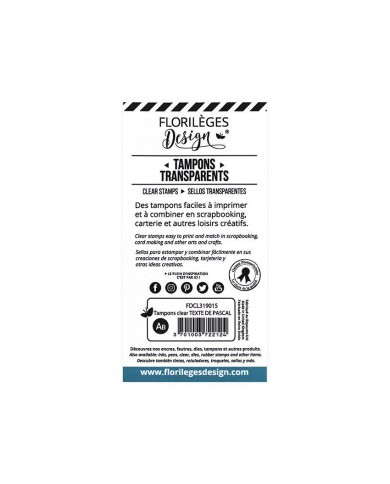 Sello de polimero Florilèges - FDCL319015