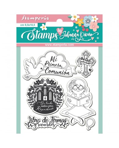 Sello grande Mi Primera Ilusión: Comunión Niña